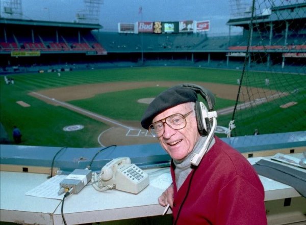 Sparky Anderson and Ernie Harwell