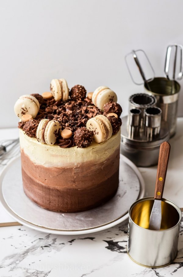 Hazelnut Espresso Cake with Hazelnut and Coffee Liqueur