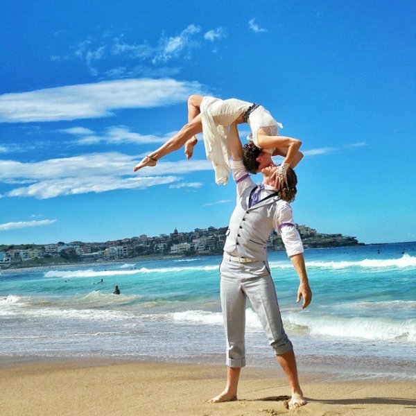 On Famous Bondi Beach, Sydney, Australia