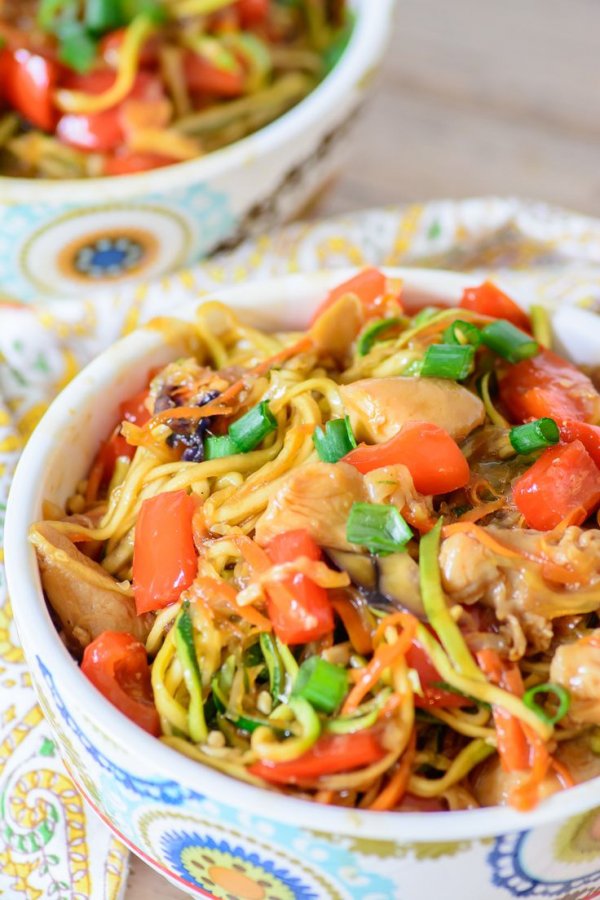 One Skillet Zoodles