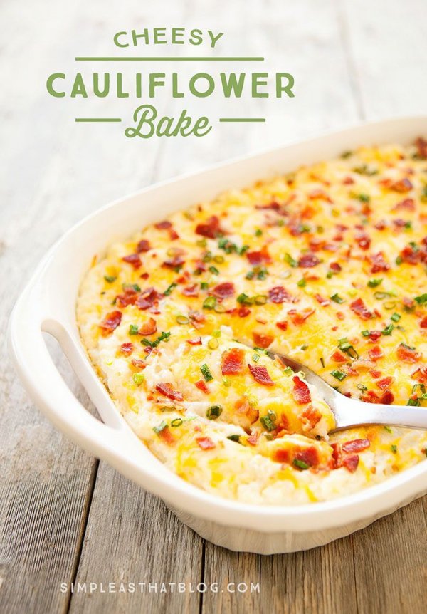 Cheesy Cauliflower Bake