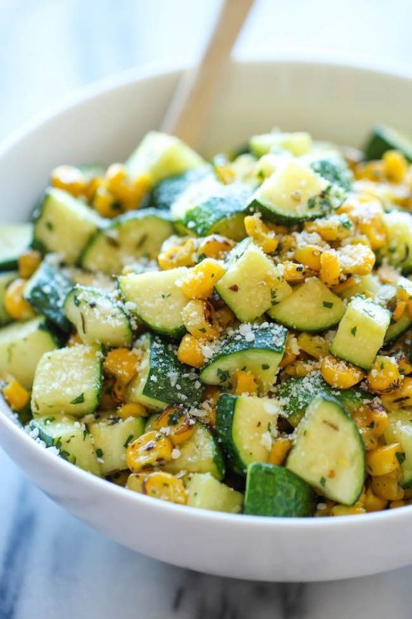 Zucchini and Corn