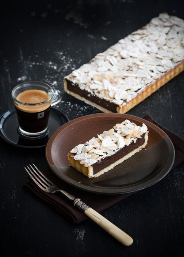 Eggplant Chocolate Tart