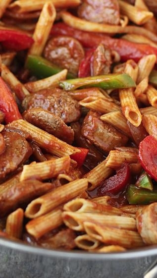 Skillet Italian Sausage and Peppers