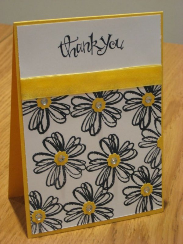 Flower Shop Thank You Card