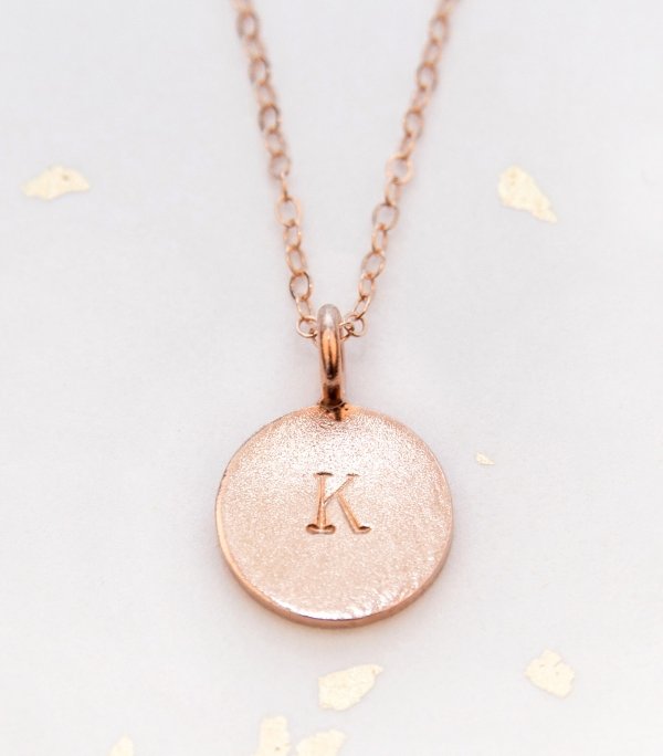 Bridesmaid Initials Necklace