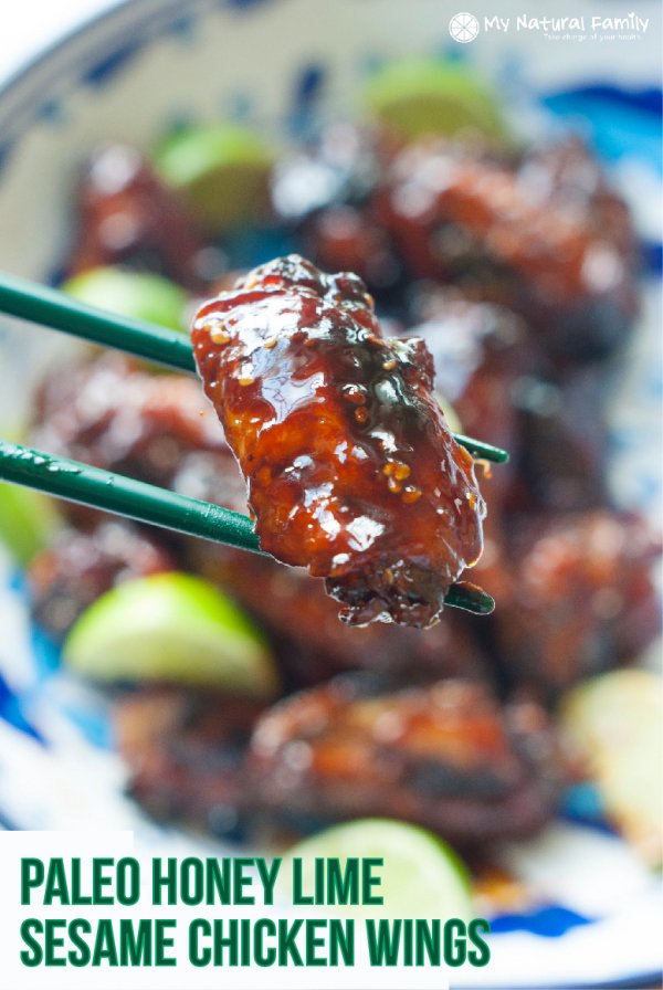 Honey Lime Sesame Paleo Chicken Wings