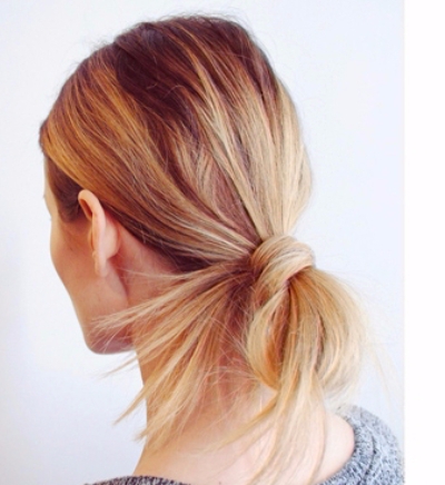 A Looped Ponytail is so Easy to do