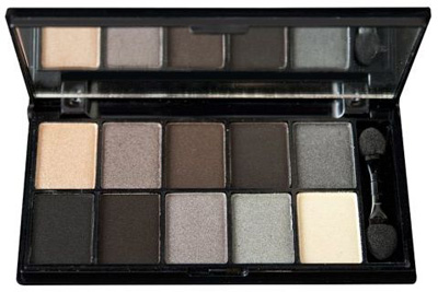 NYX Cosmetics Eye Shadow Palette 10 Color, Smokey Eyes