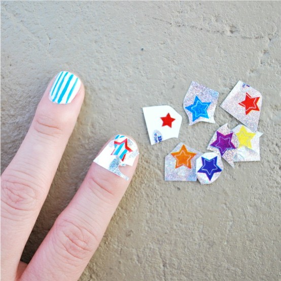 DIY Nail Stickers