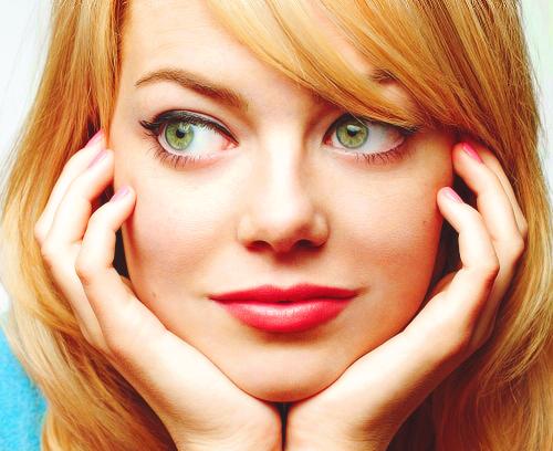 Emma Stone: Pink Lips