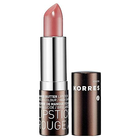 Korres Mango Butter Lipstick SPF 10 in Warm Pink