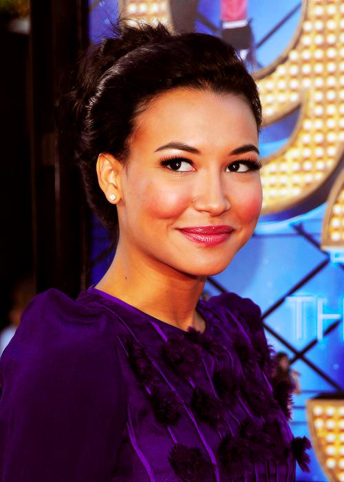 Naya Rivera as Santana Lopez on Glee