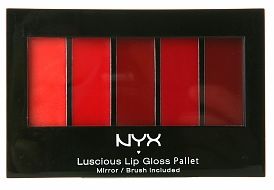 NYX Luscious Lip Gloss Pallet in Red Rediscovered