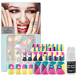 Nails Inc. Crystaltastic Nails in Multi-Colored Pastel