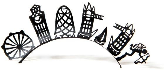 Paperself London Skyline False Lashes