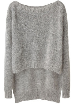 VPL Shifted Knit Pullover