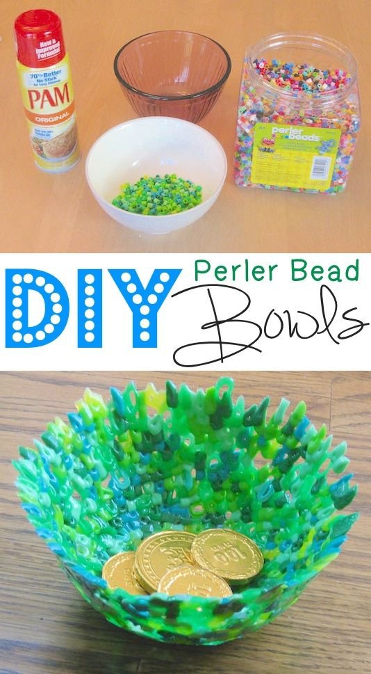 DIY Perler Bead Bowls