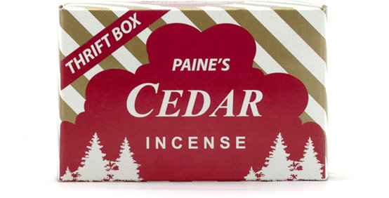 Paine's Red Cedar, 32 Cones with Holder, Real Wood Incense