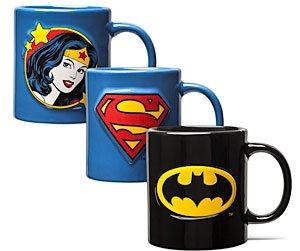 Superhero Embossed Mugs