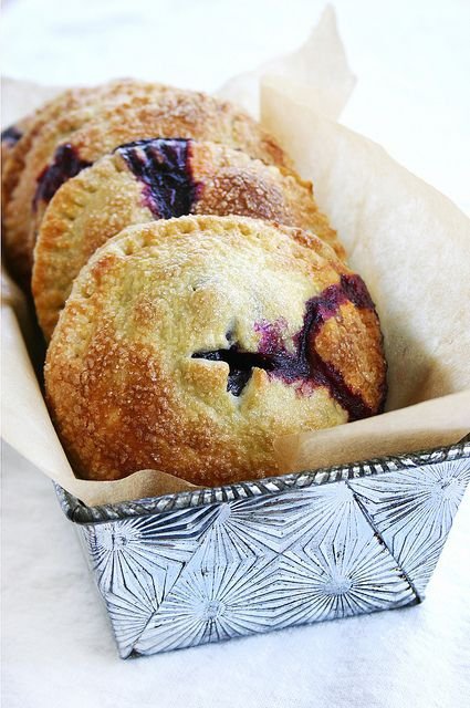 Blueberry, Basil and Goat Cheese Hand Pies