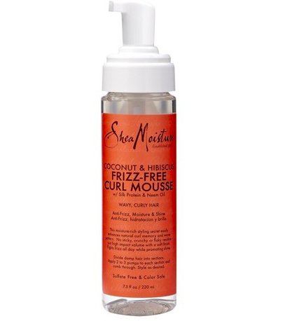 SheaMoisture Coconut & Hibiscus Frizz-Free Curl Mousse