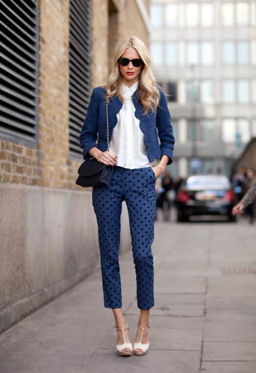 Polka Dotted Pants