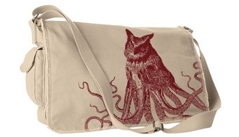 Deadworry Octo-Owl Messenger Bag