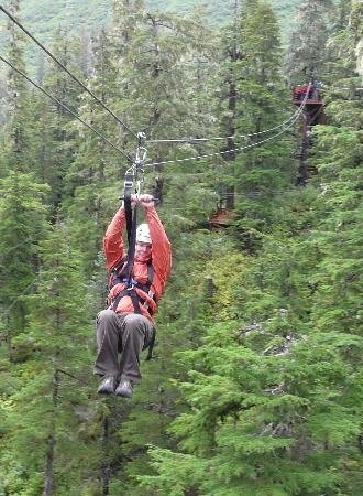 Zip Lining in Ketchikan