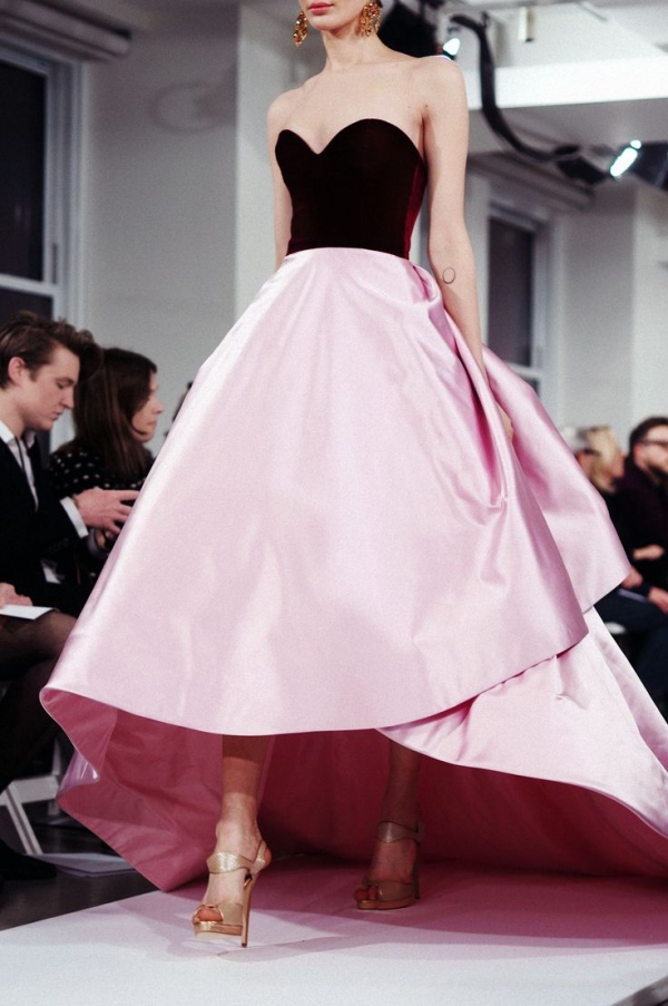 Pink Taffeta and a Black Bodice