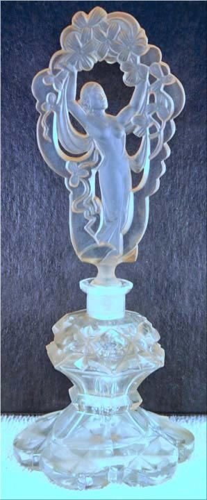 1930's LARGE CZECH CUT GLASS