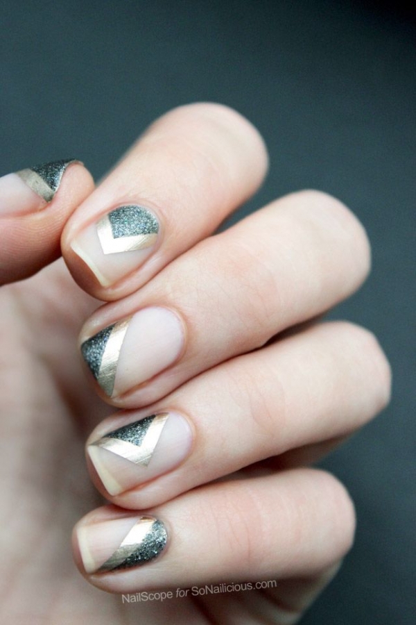 Floating Negative Space Nails