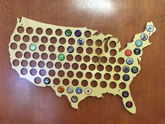 Beer Cap Map