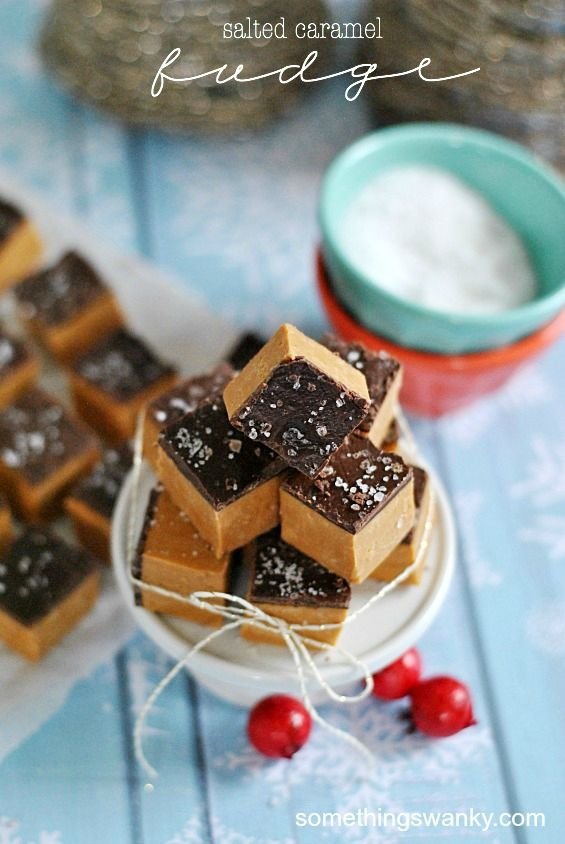 Easy Salted Caramel Fudge