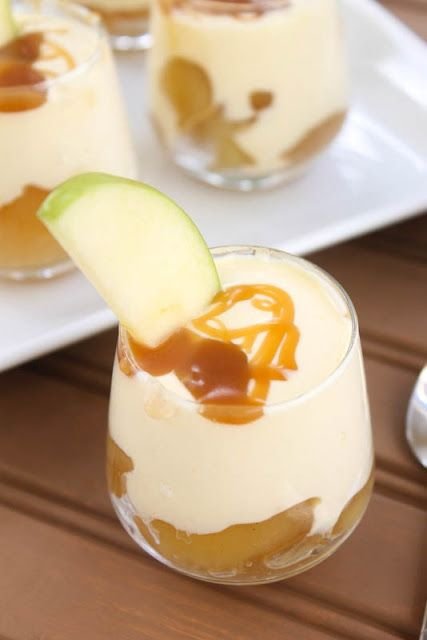 Caramel Apple JellO Shots