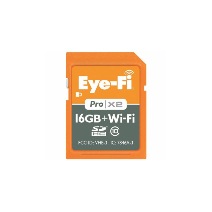 Eye-Fi 16GB Pro X2 SDHC Class 10 Wireless Flash Memory Card