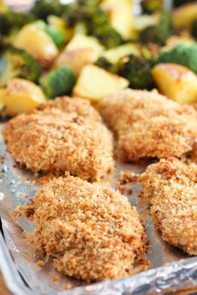 Crispy Chicken Sheet Pan Dinner