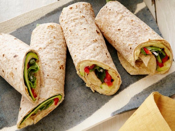 sandwich wrap, dish, appetizer, food, vegetarian food,