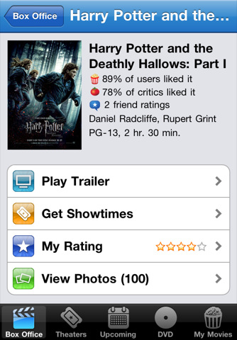 Movies from Flixster