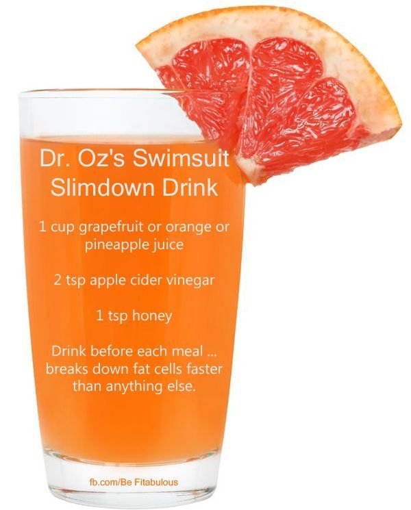 Drink This as Part of Dr. Oz's Plan