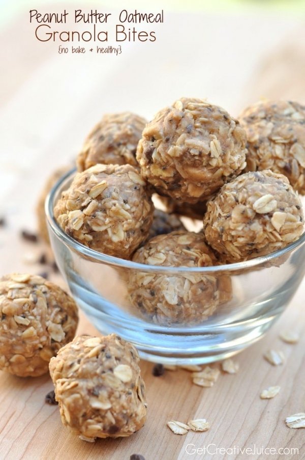 Peanut Butter Oatmeal Power Bites