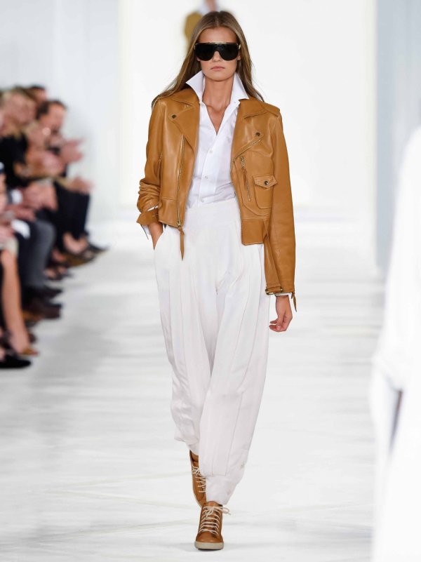 Brown Sneakers and Jacket