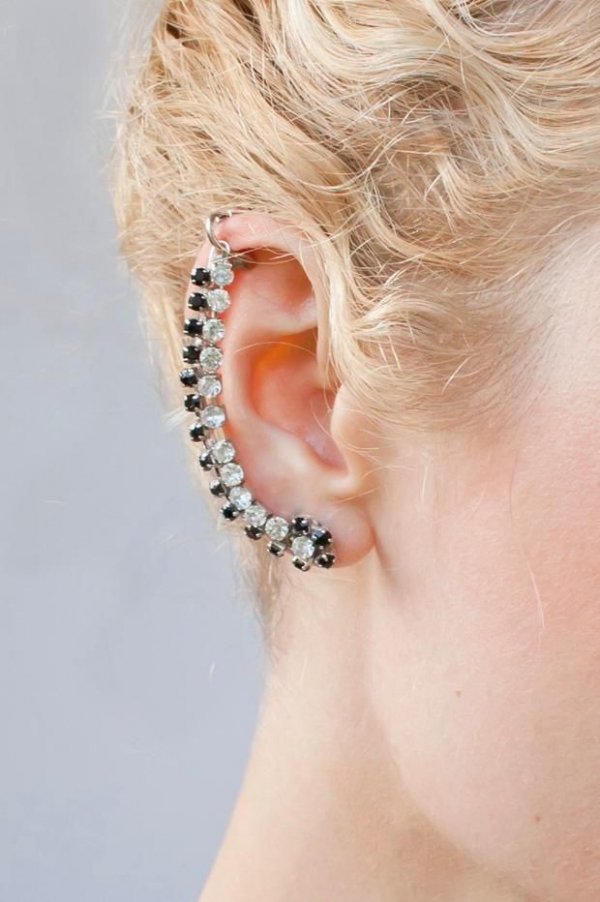 Rhinestone Ear Cuff