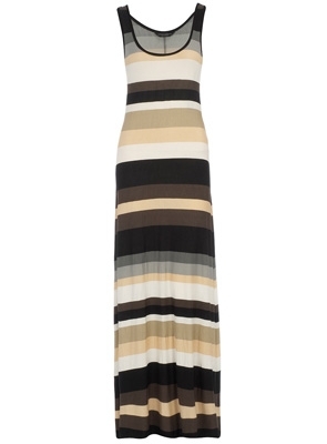 Dorothy Perkins Neutral Stripe Maxi Dress