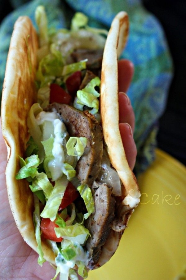 Homemade Gyros – Typical Street Food