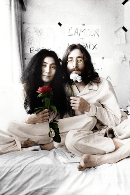 John Lennon and Yoko Ono