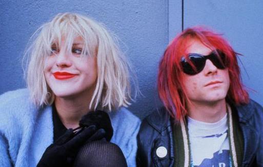 Kurt Cobain and Courtney Love