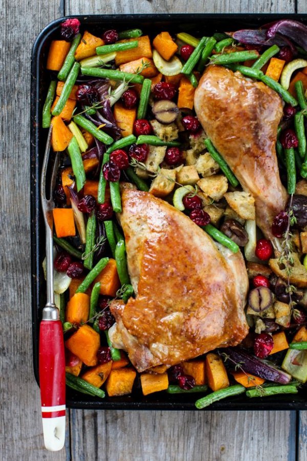 Sheet Pan Turkey Dinner