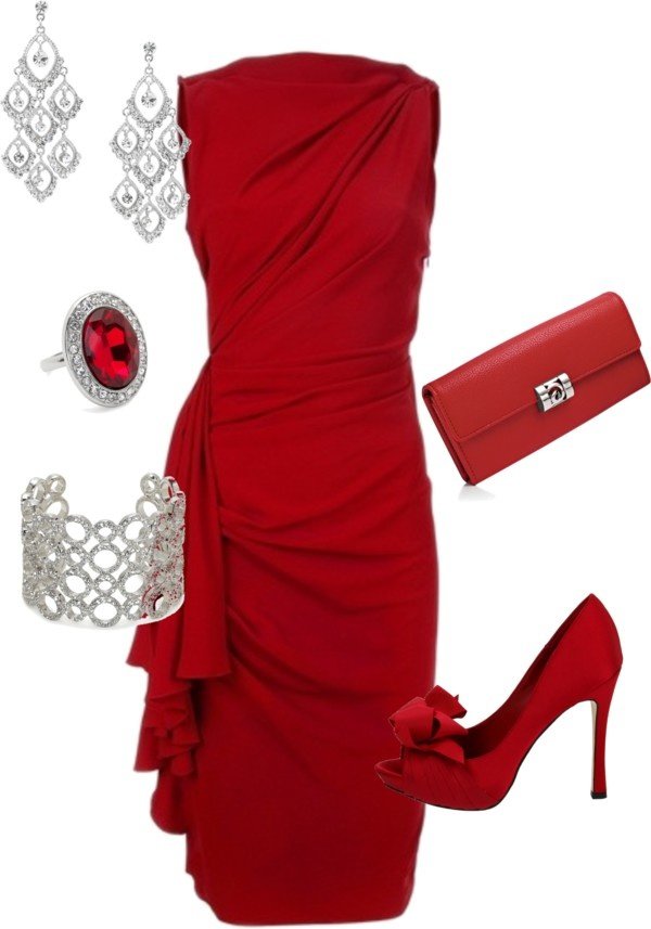 red,clothing,dress,sleeve,maroon,