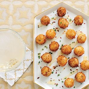 Goat Cheese Poppers with Honey